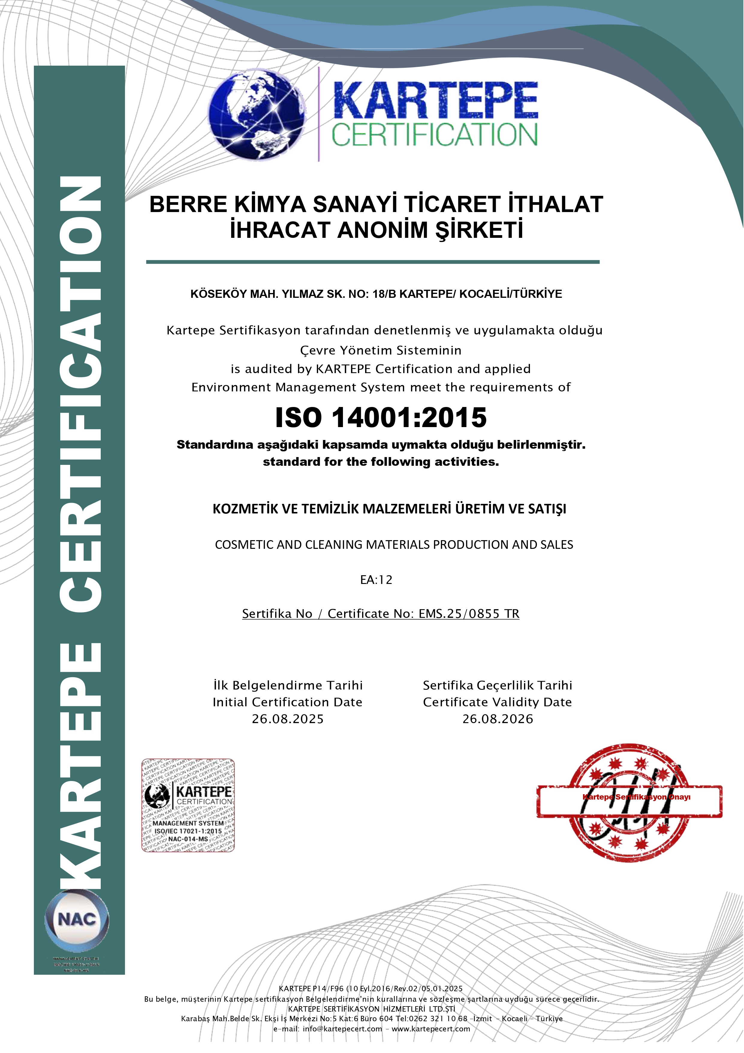 ISO 14001:2015